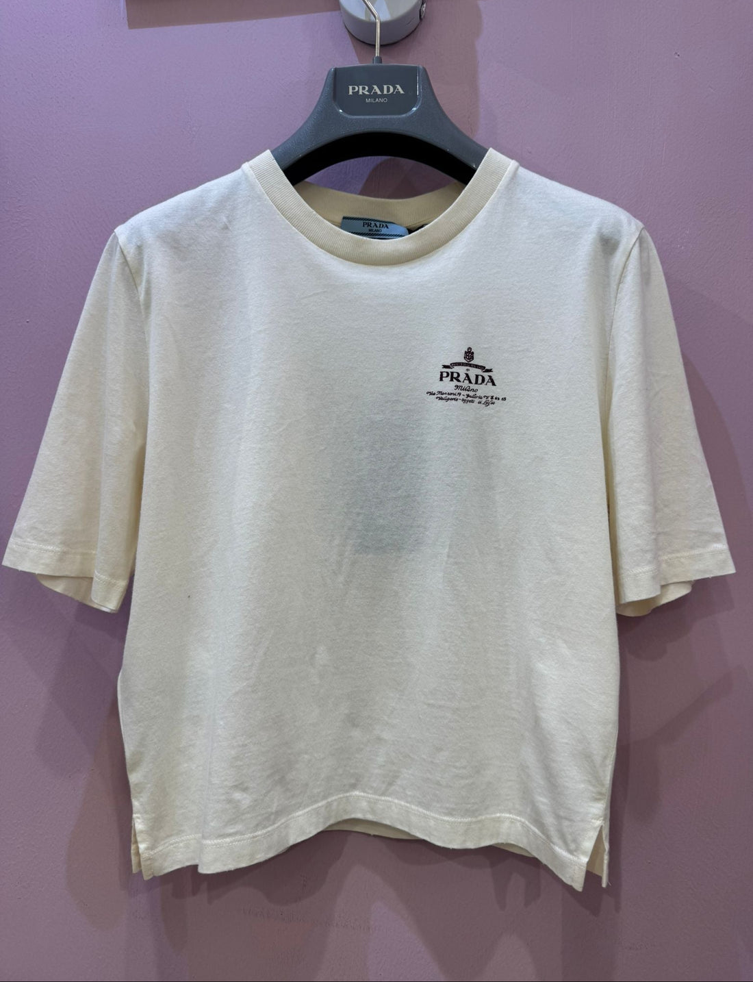 T-shirt Prada Milano in cotone