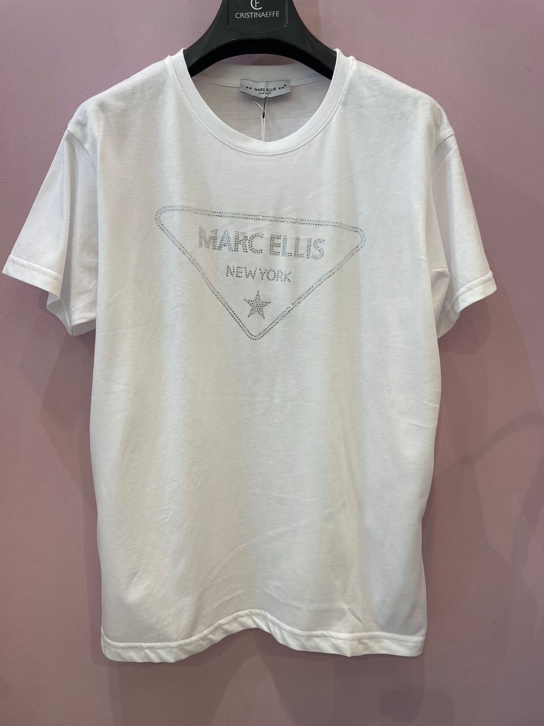 T-shirt bianca ellis STRASS