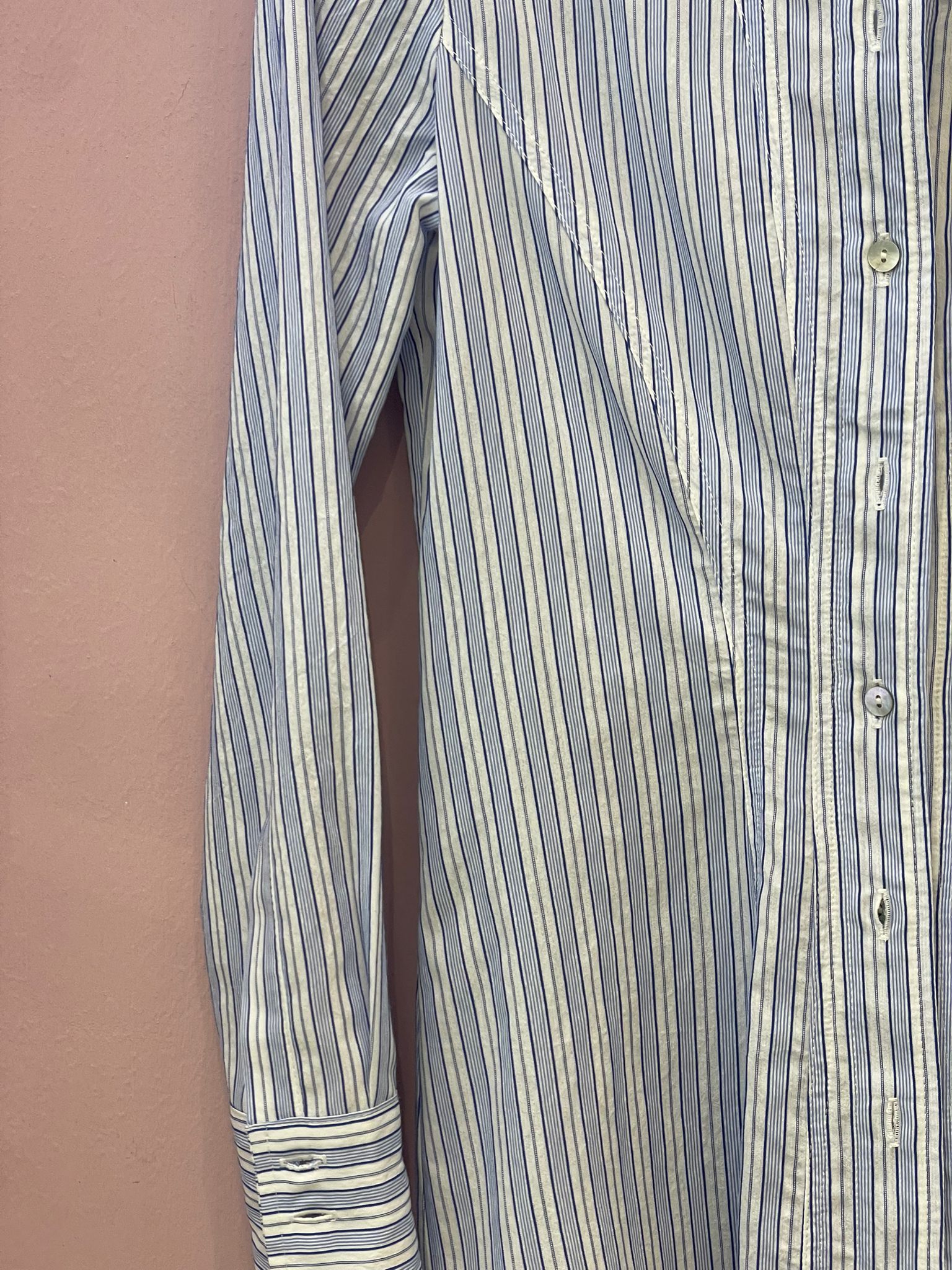 Camicia MERCI a righe celeste
