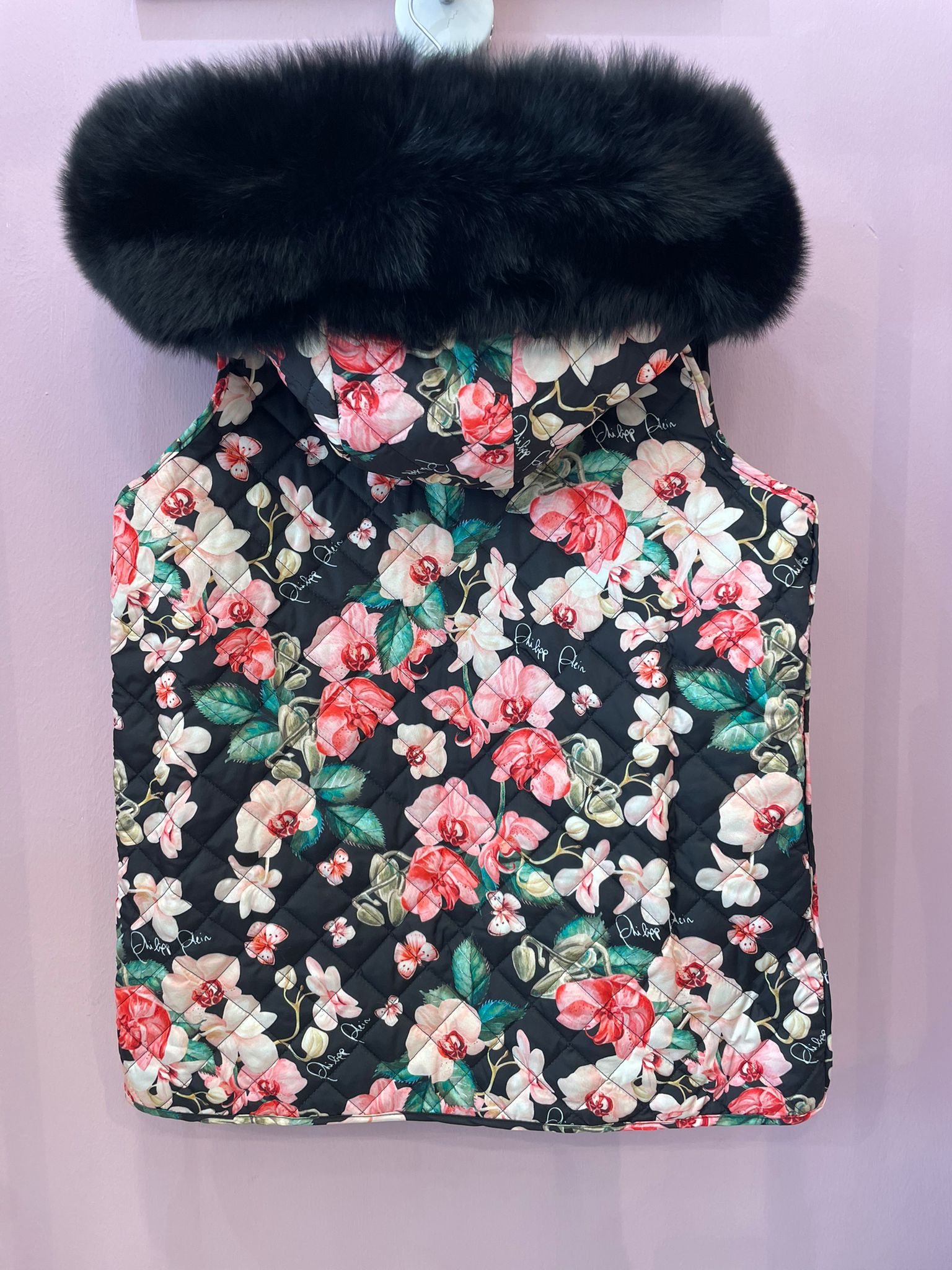 Parka skull double face gilet bimba