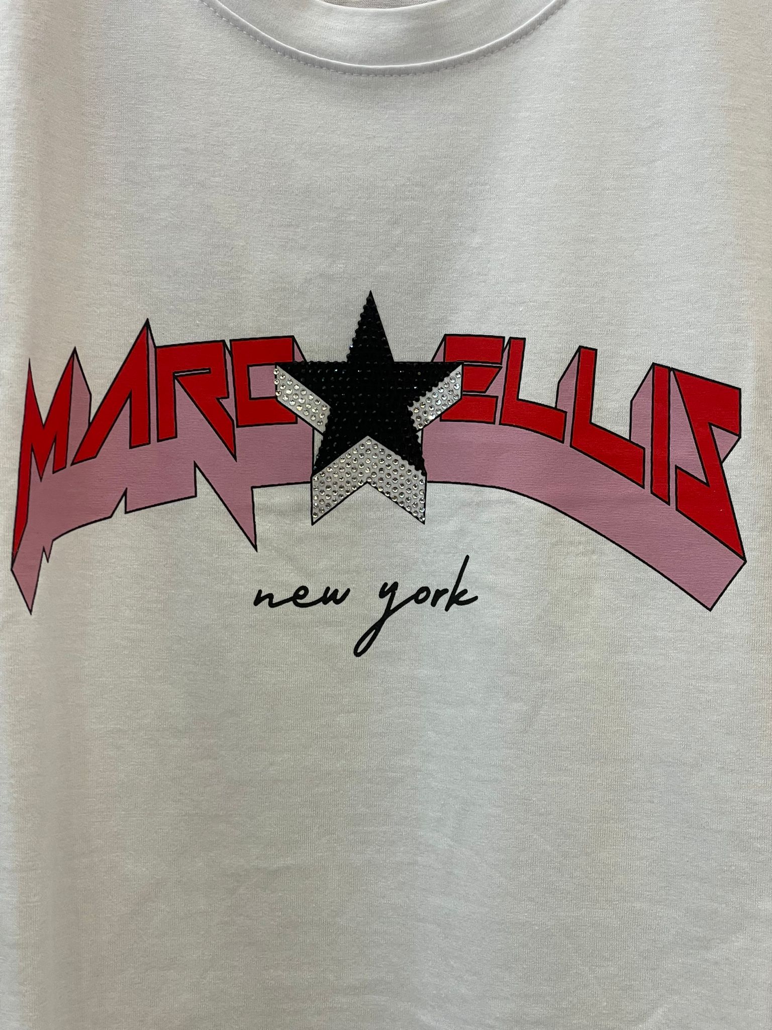 T-shirt marc ellis Londra bianca