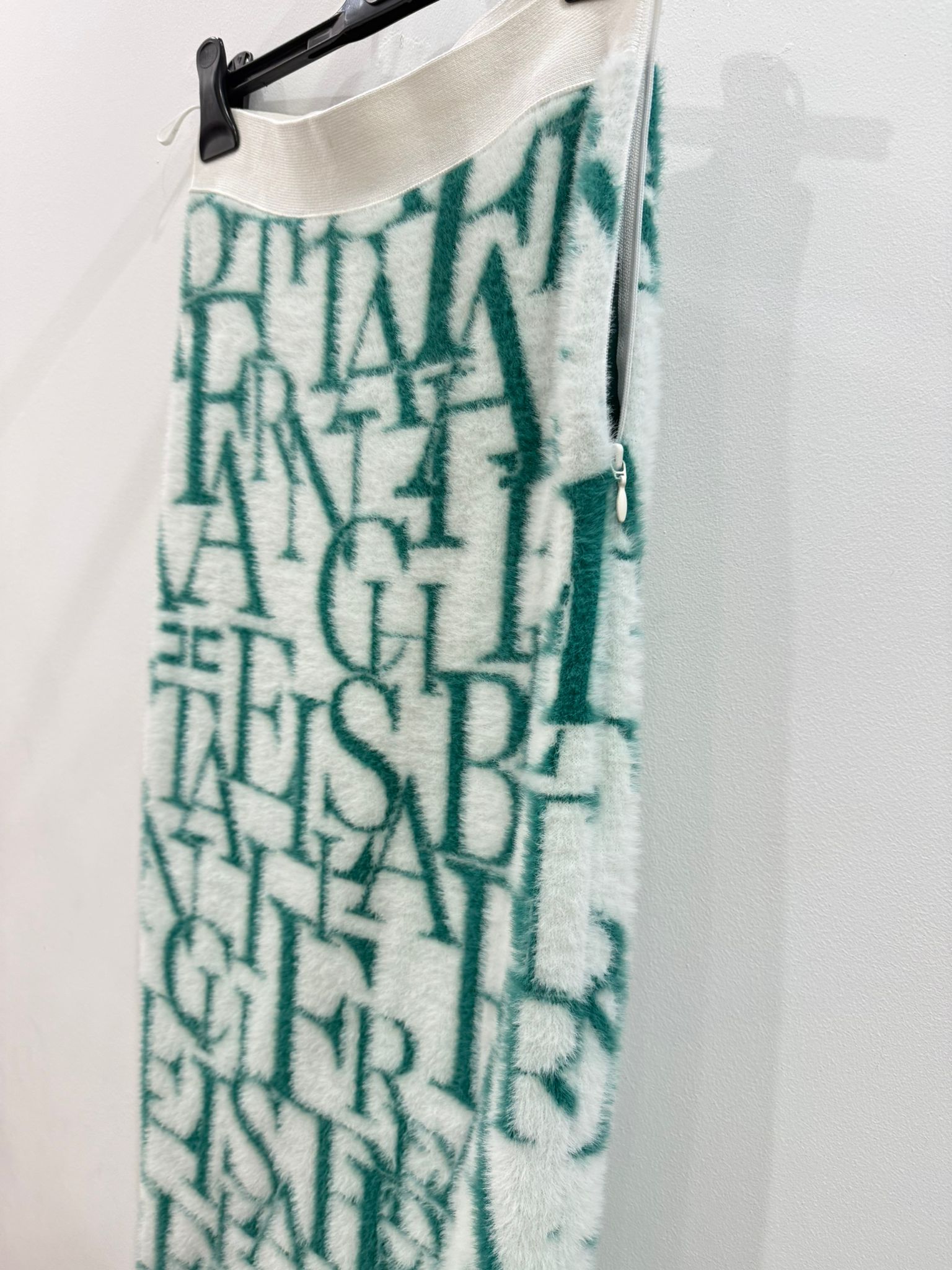 Gonna Elisabetta franchi avorio smeraldo