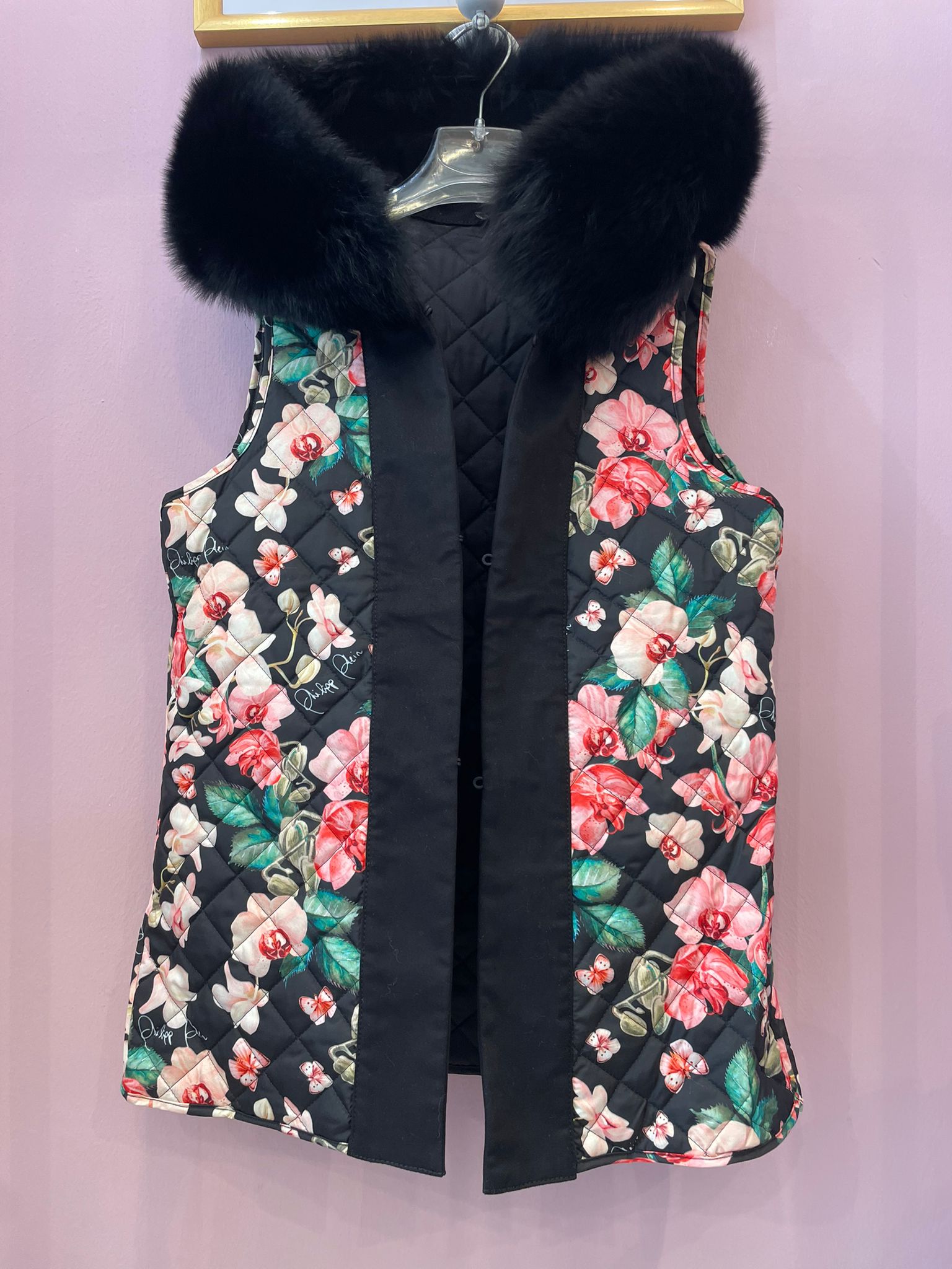 Parka skull double face gilet bimba