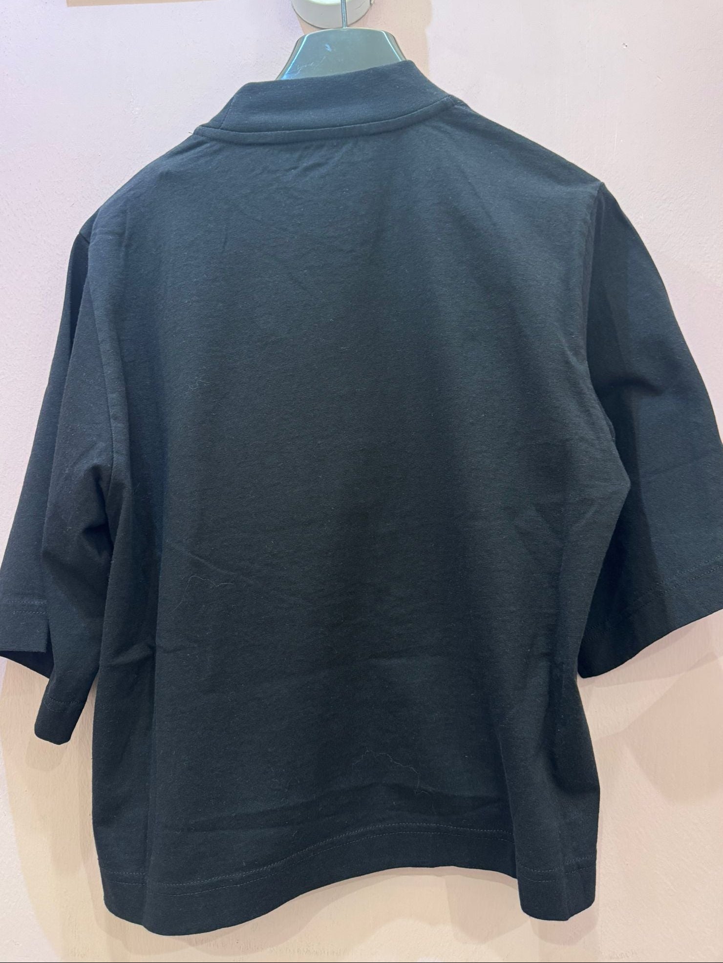 T-shirt crop Palm Angels con stampa teddy
