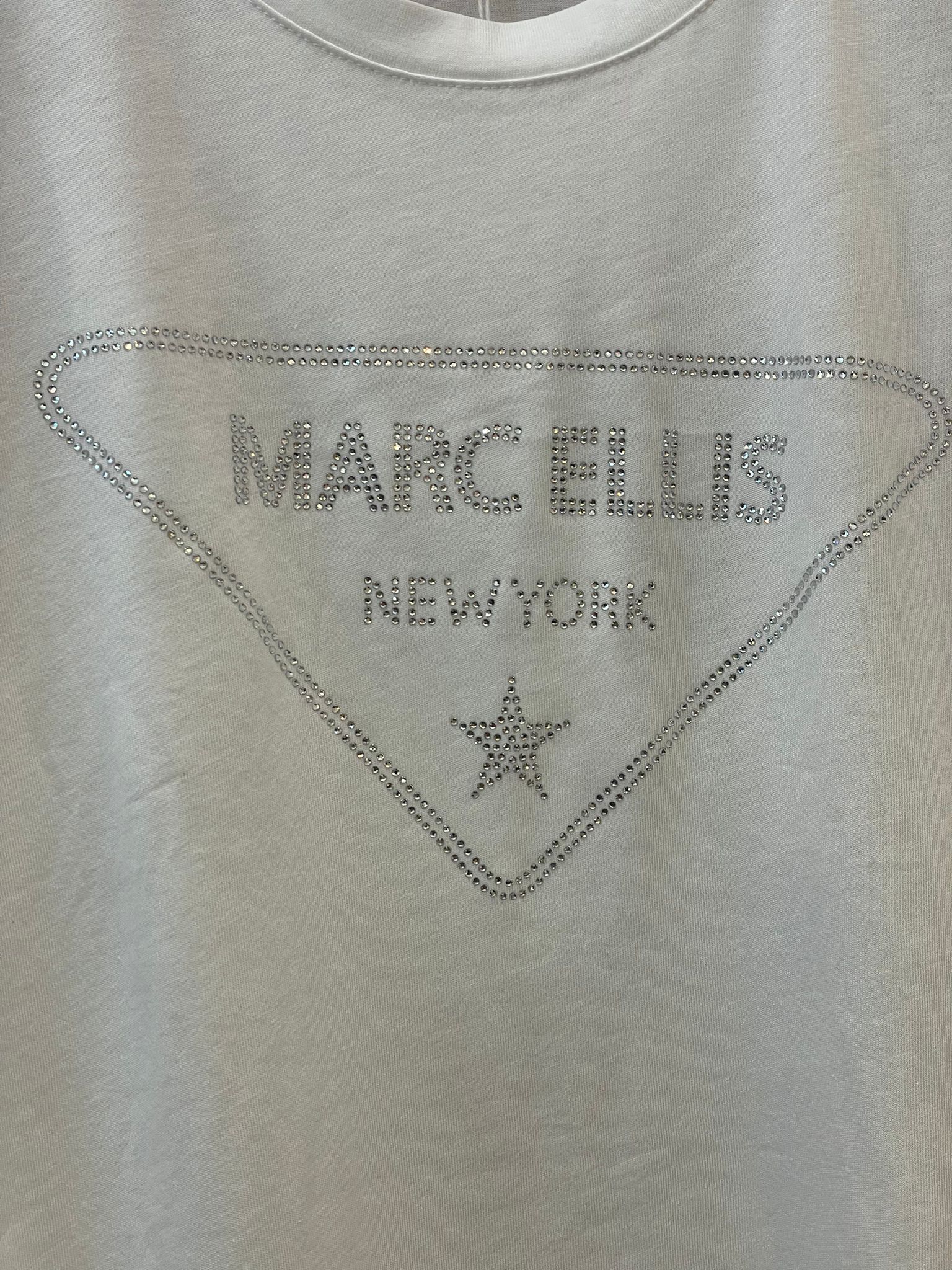 T-shirt bianca ellis STRASS