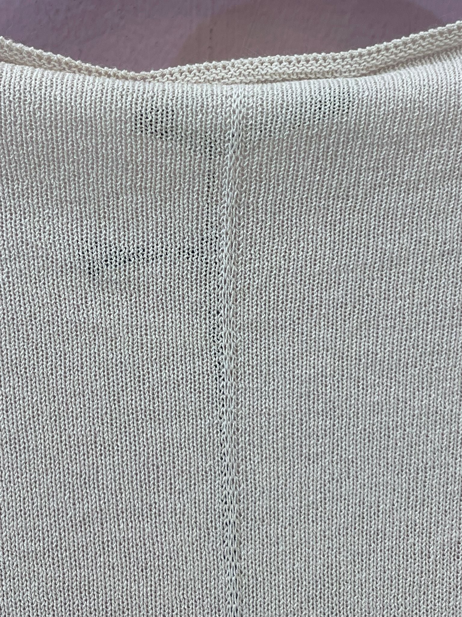 T-shirt a kimono taschino color sabbia Paola Burani