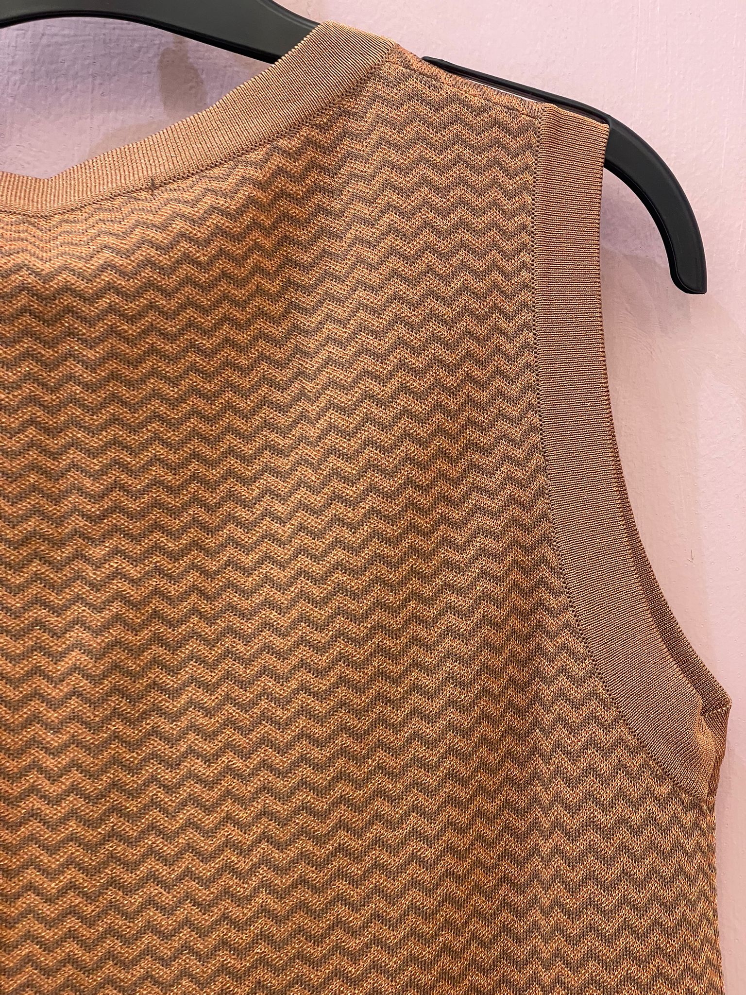 Maglia a gilet MAIDAMILA elasticizzata con micro glitter