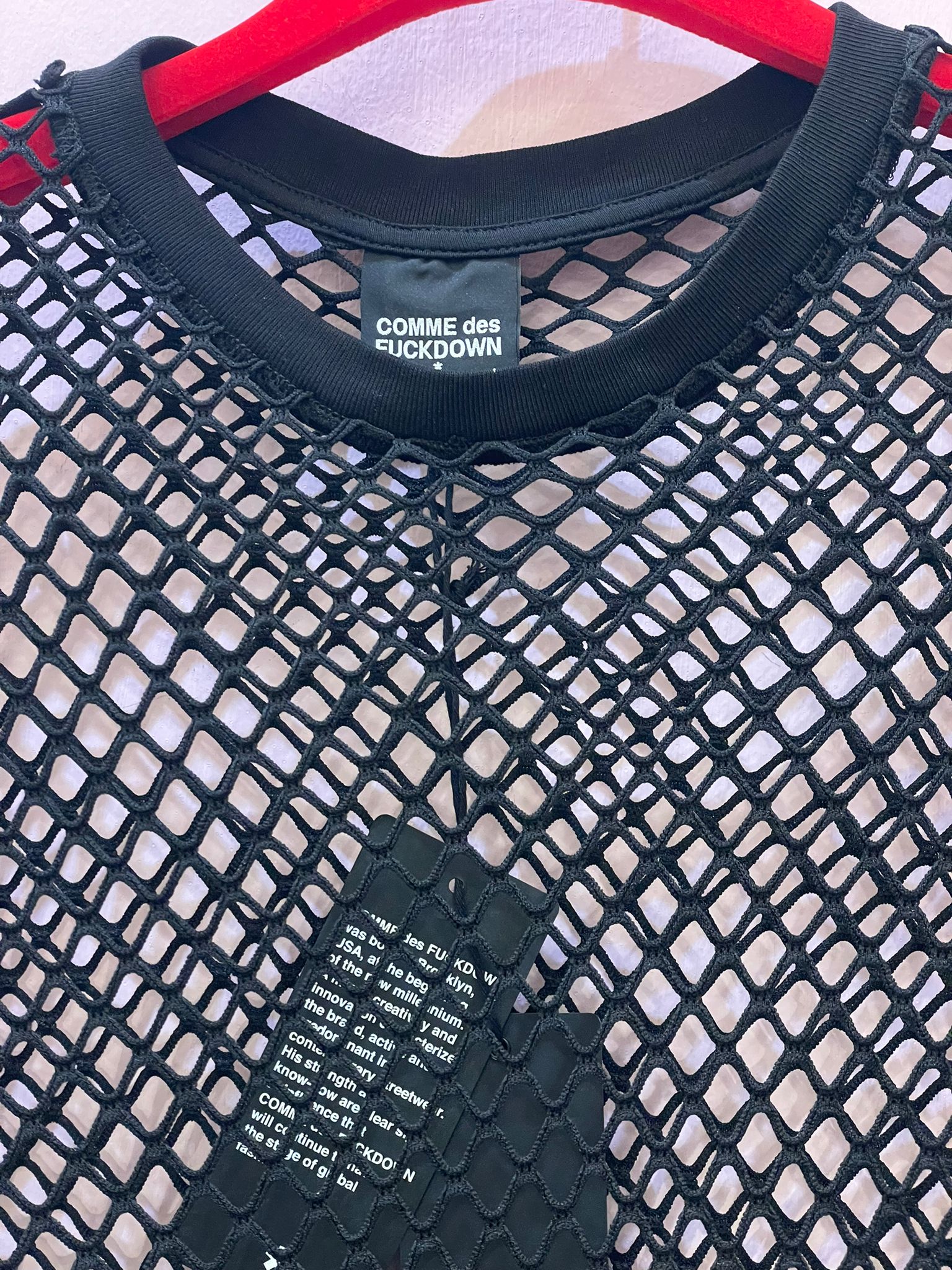 Maglia a rete COMME des FUCKDOWN*