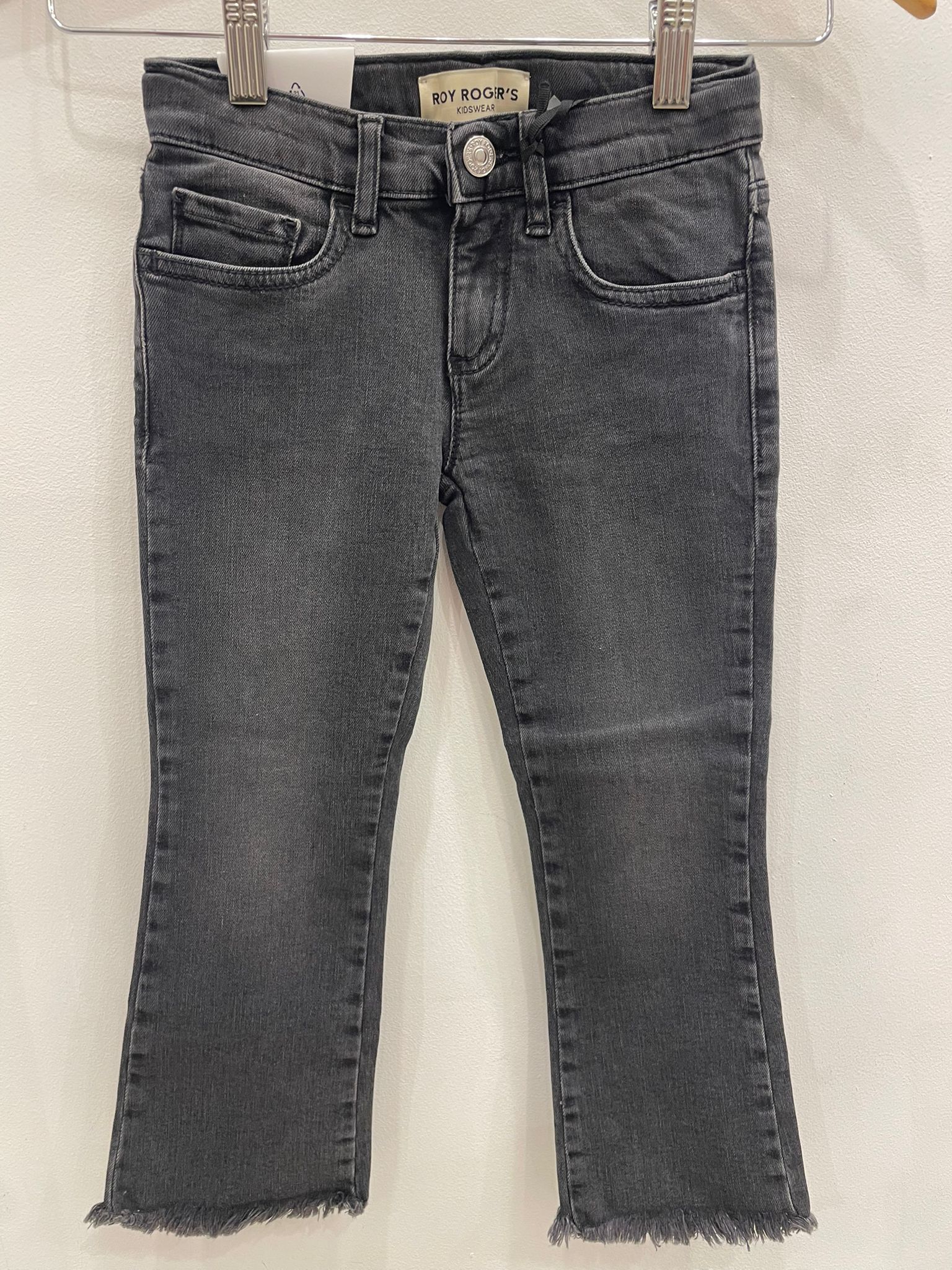 Jeans Roy roger’s bimba Neri elasticizzato rock 6 anni