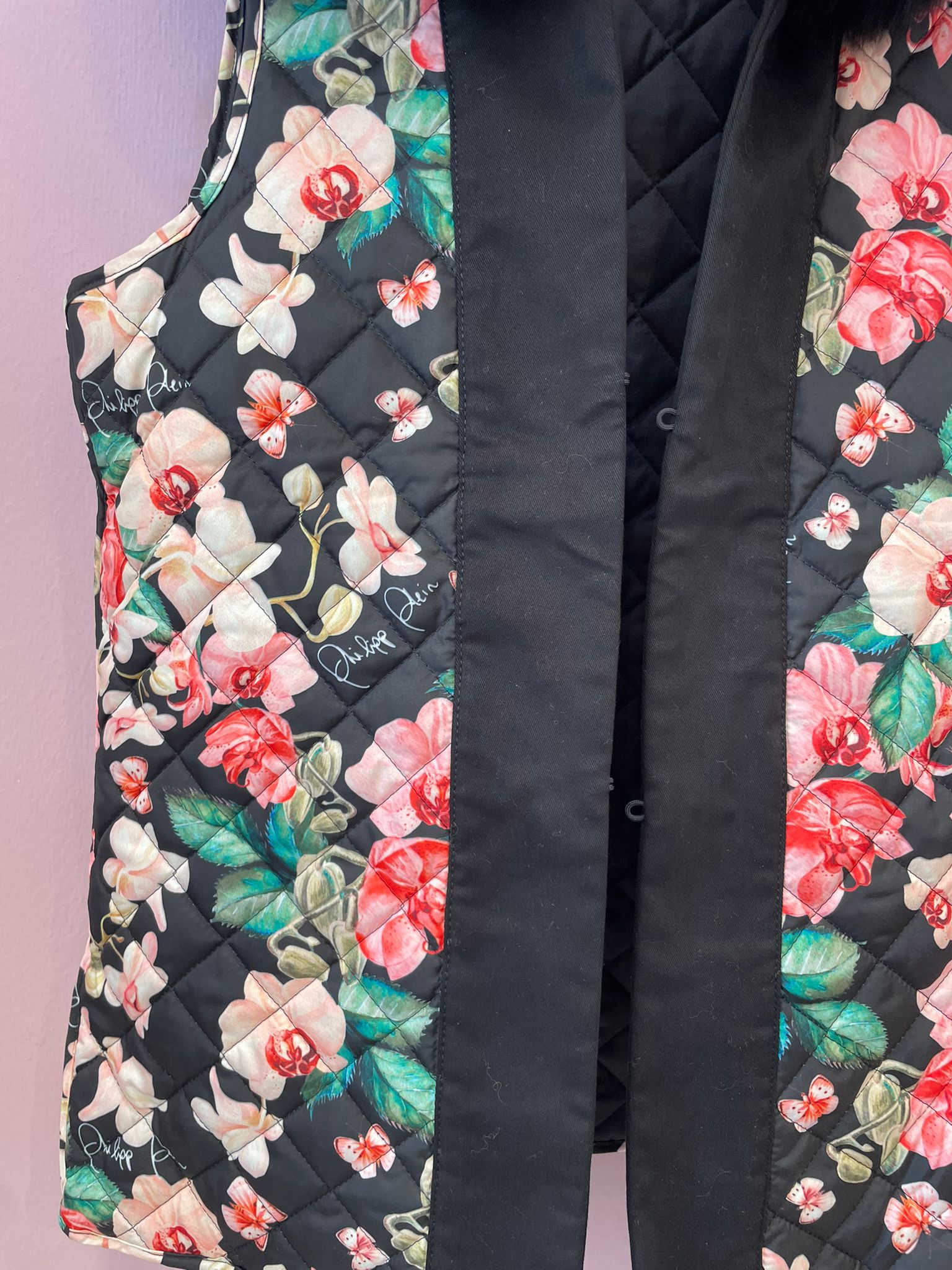 Parka skull double face gilet bimba
