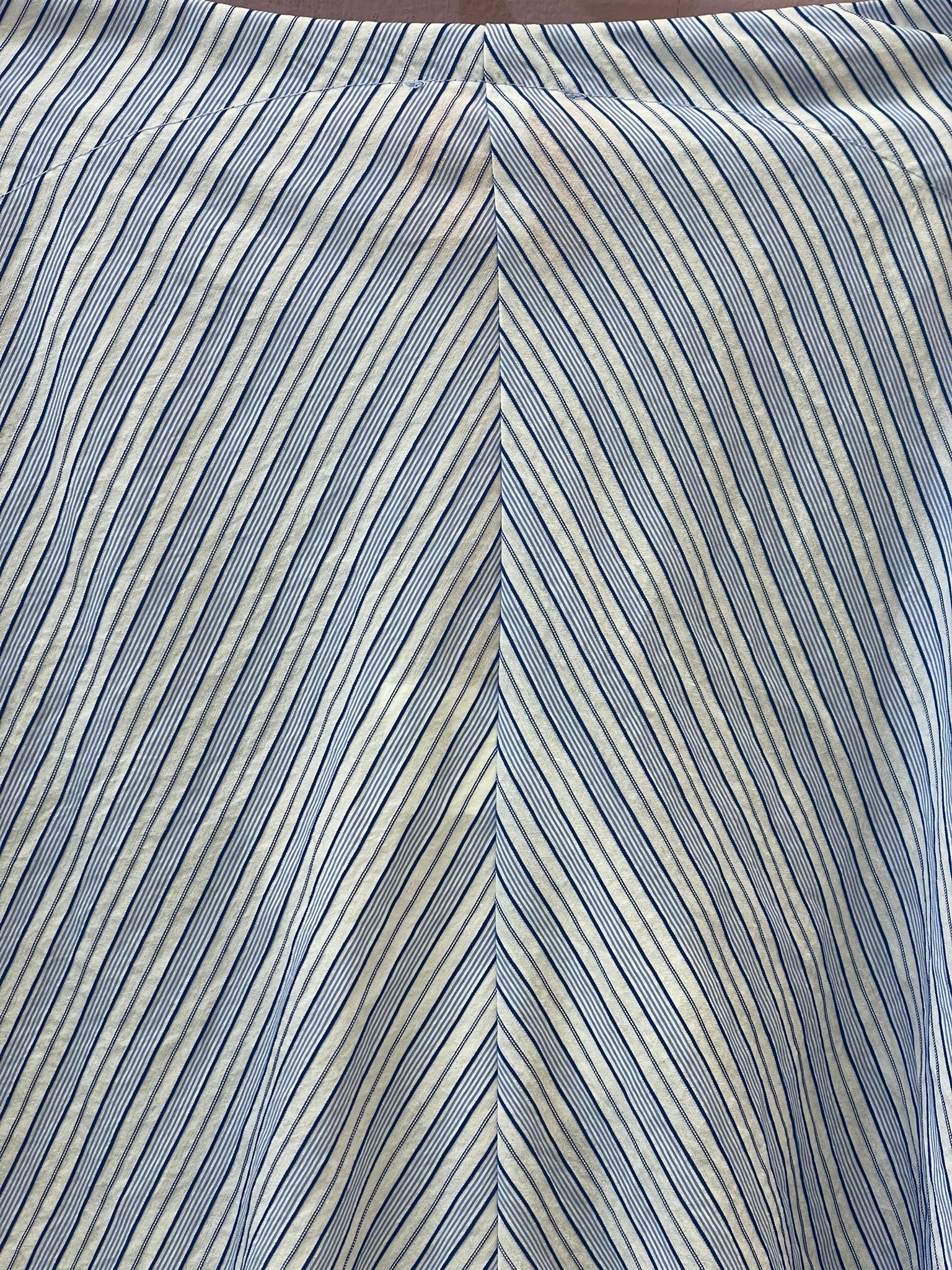 Pantaloncino MERCI a righe celeste