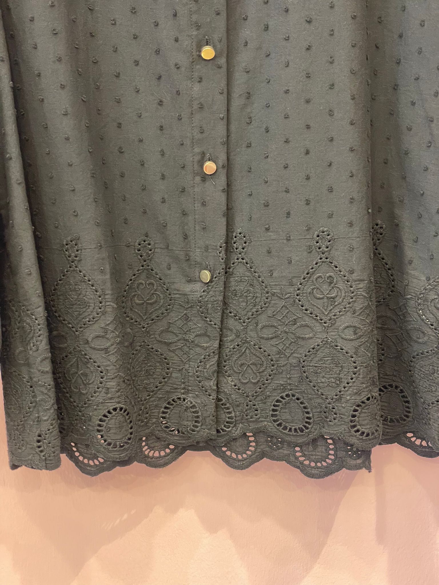 Camicia nera San gallo  Brand Unique