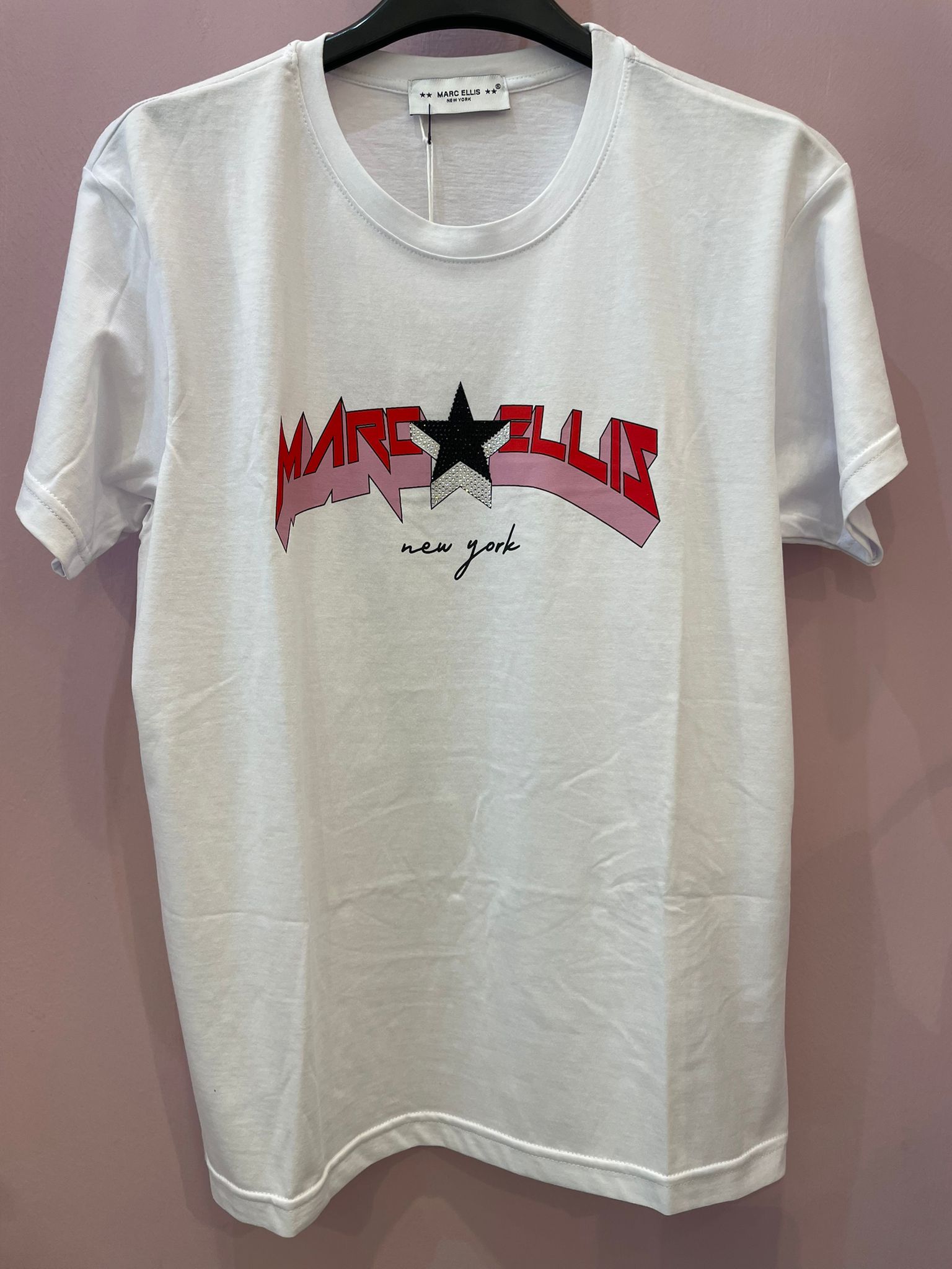 T-shirt marc ellis Londra bianca