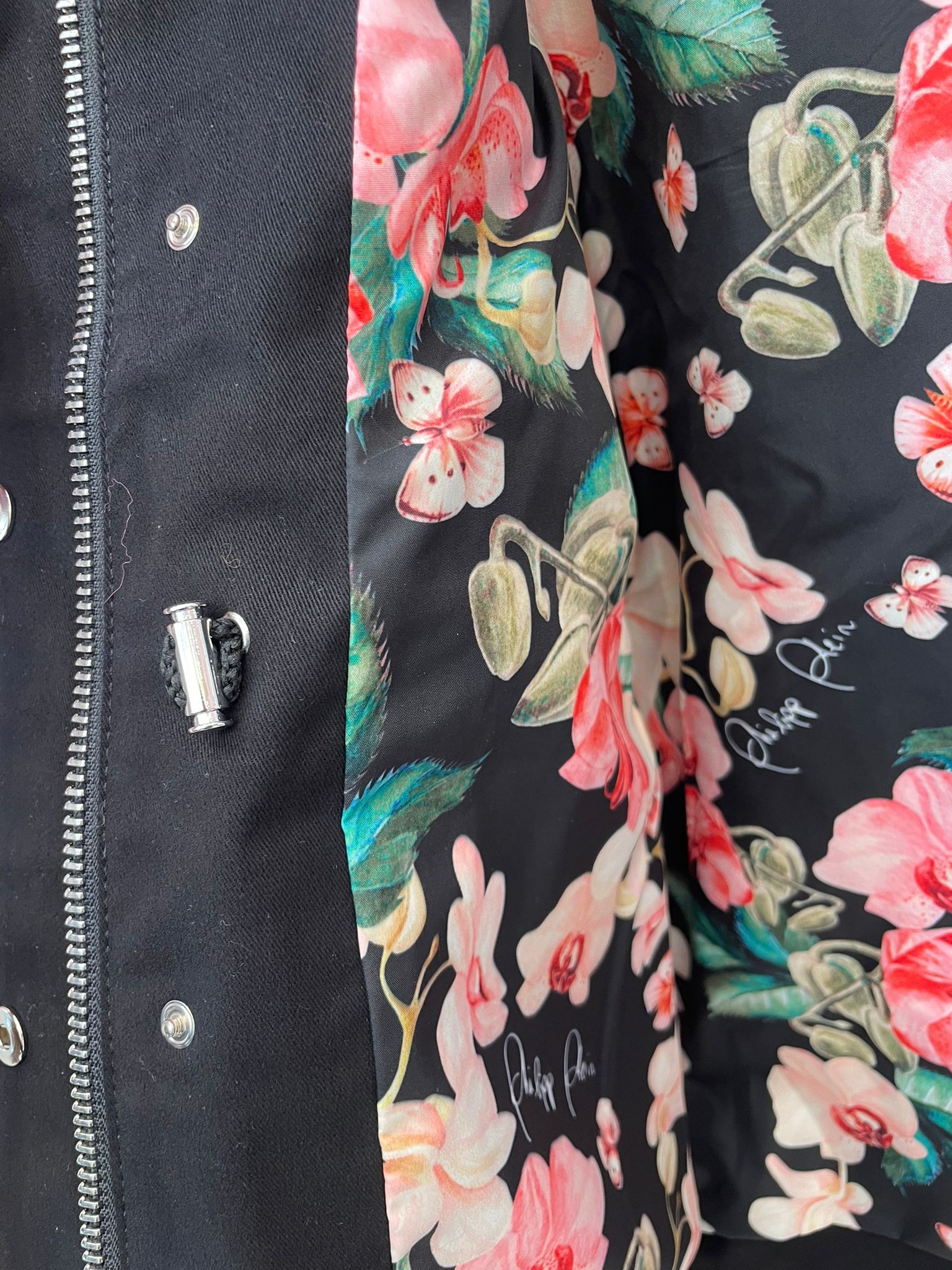 Parka skull double face gilet bimba