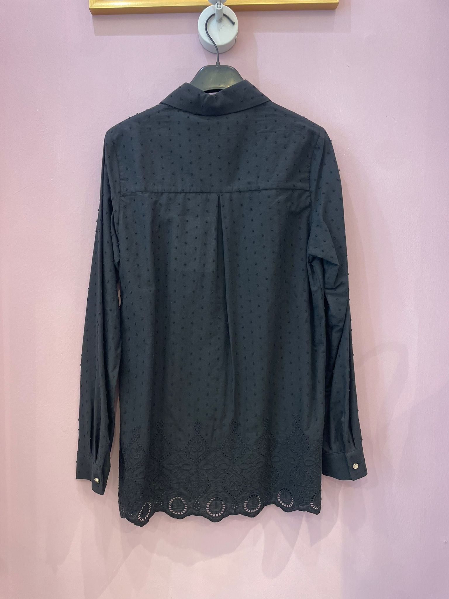 Camicia nera San gallo  Brand Unique