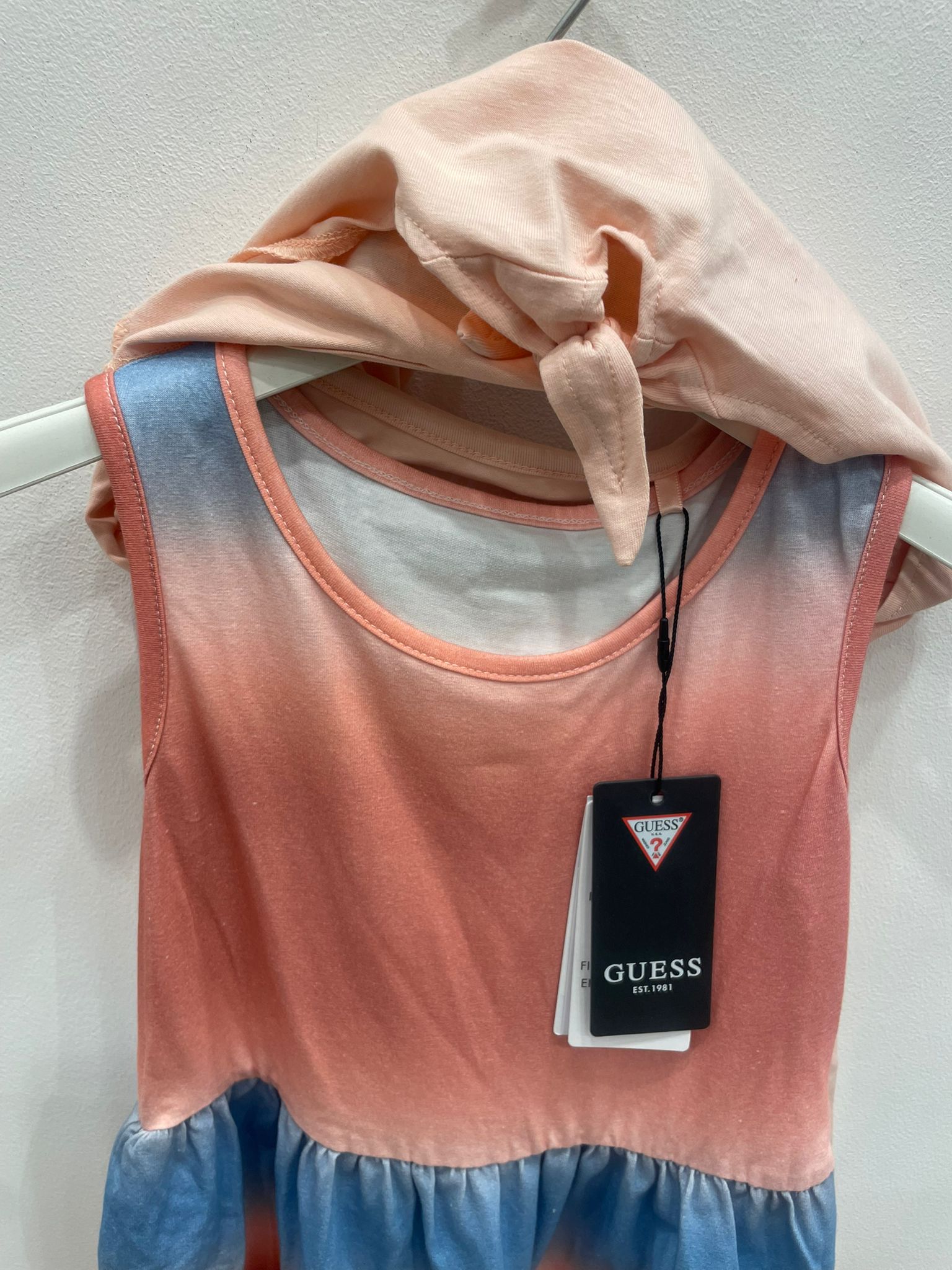 Vestito a maglia in cotone GUESS bimba tg 3/4 anni