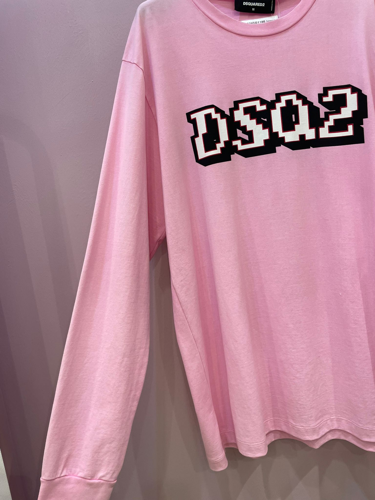 Vestito T-shirt DSQ2 rosa