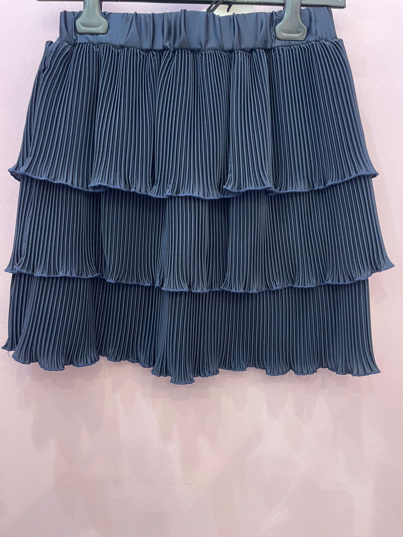 Gonna blu navy a balze Vicolo